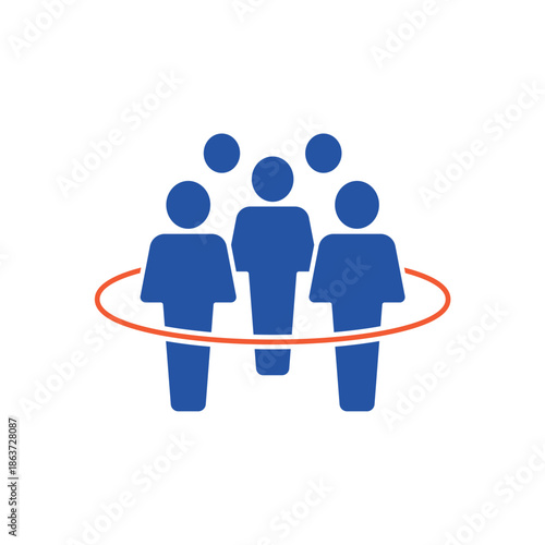 Icon a Population Density, isolated against a clean background.