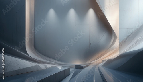 modern background of interior house