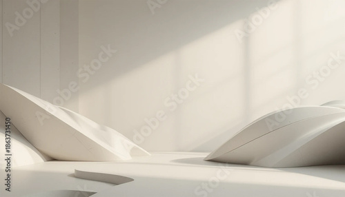 modern background of interior house