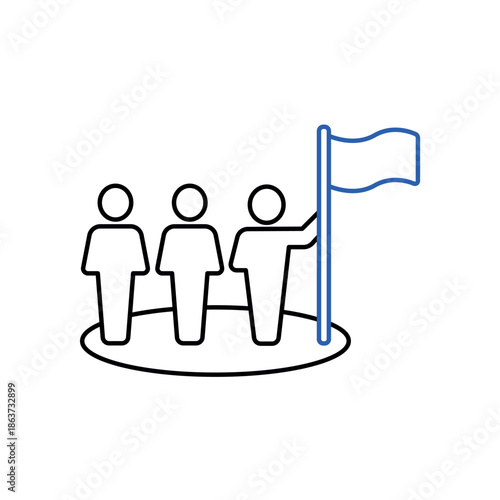 Icon a Residents, isolated against a clean background.