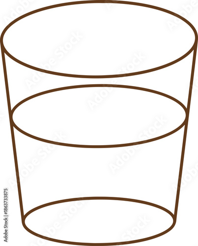 glass of milk line icon