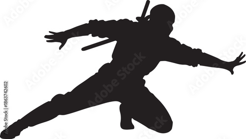 Silhouettes of people in various sports and dance poses