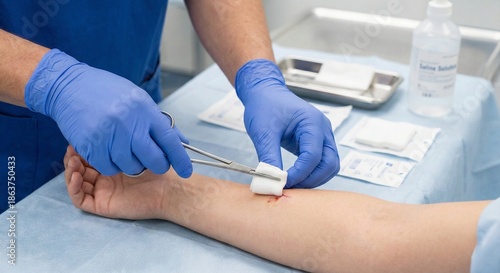 Chronic Wound for Wet Dressing Procedure.