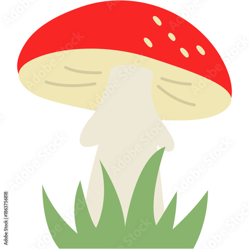 Cute Mushroom Illustration