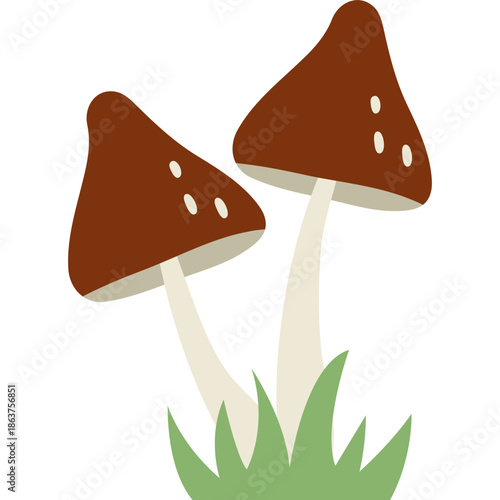 Cute Mushroom Illustration