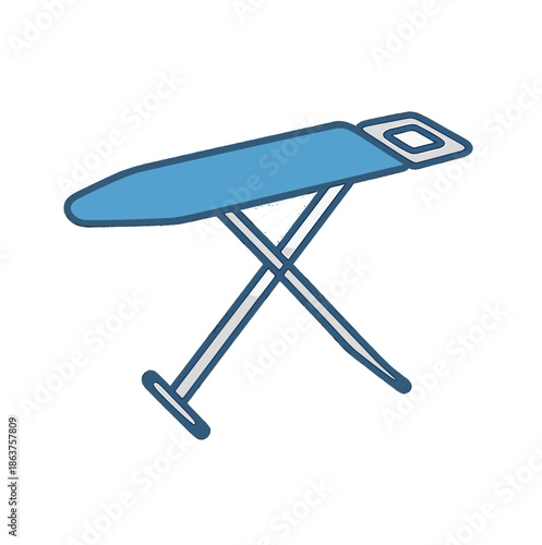 Ironing Board Illustration Design.