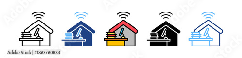 Remote Work multiple icon