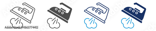 ironing icon sheet multiple style