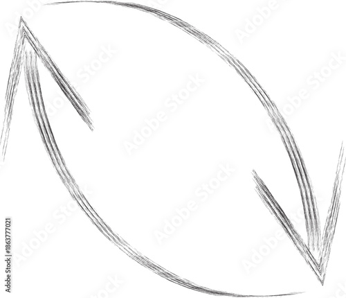 A blurry sketch of a fish with sparse details and undefined features