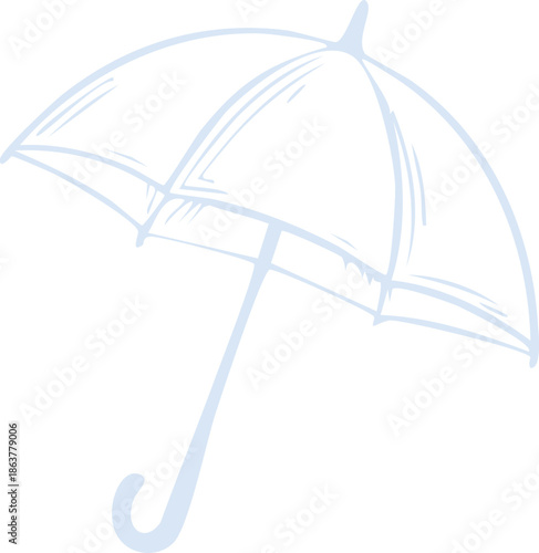 umbrella isolated on white background