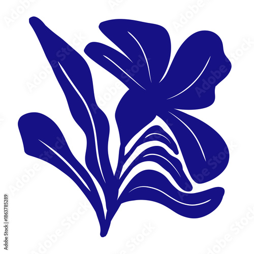 Seamless Floral Vector Pattern with Botanical Elements