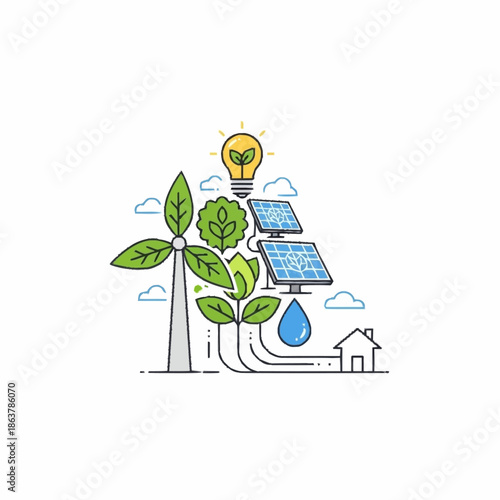 Renewable Energy Sources Powering a Sustainable Future.