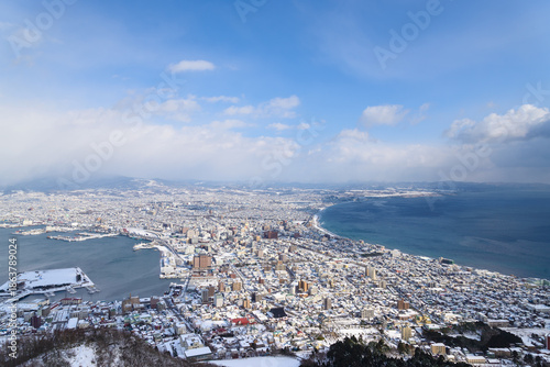 冬の函館市