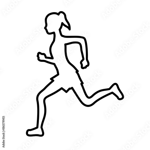 Running Illustration Run