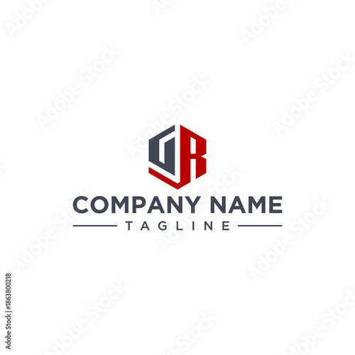 Free Download GR Hexagon Logo Design Inspiration - GFXLoad