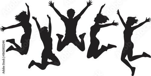 jump silhouette