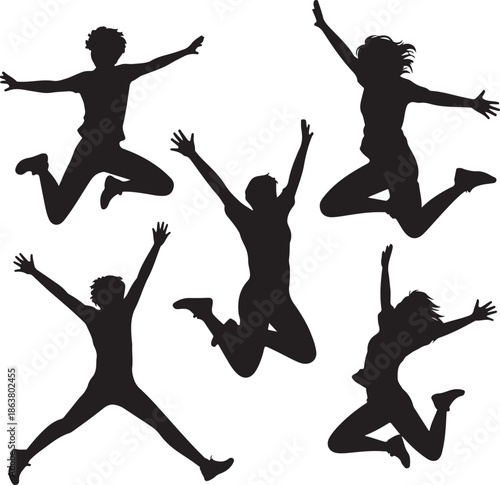 jump silhouette