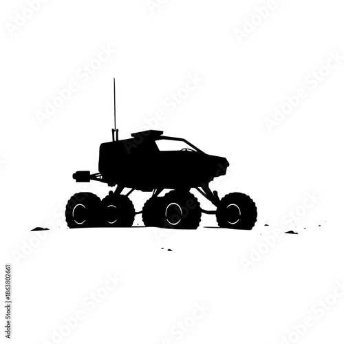 tractor silhouette vector