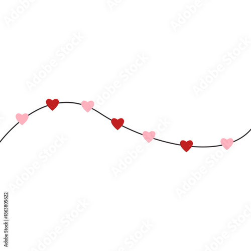 Love Hanging Illustration