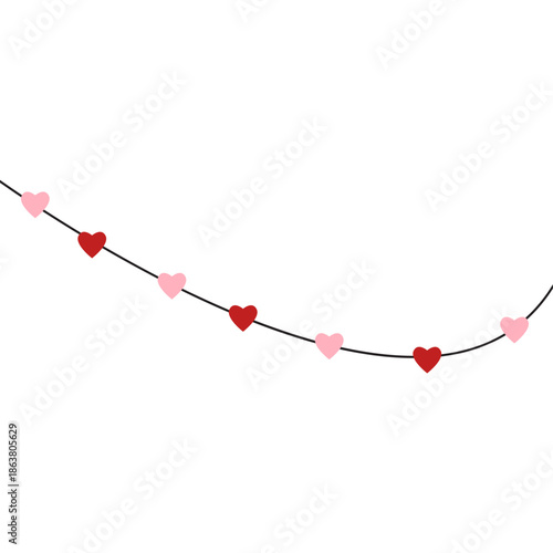 Love Hanging Illustration