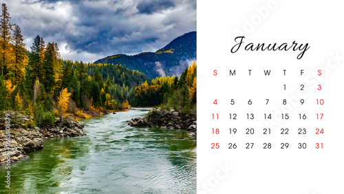 2026 calendar Experience the beauty of nature throughout the year with this stunning Landscape Calendar 2026