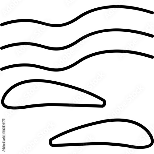 Aerodynamics Wing Icon