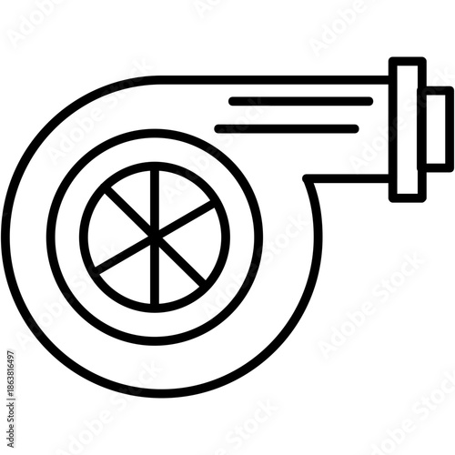 Turbocharger Icon