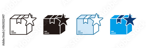 Product Rating Icon Set Multiple Style Collection