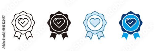 Customer Loyalty Icon Set Multiple Style Collection