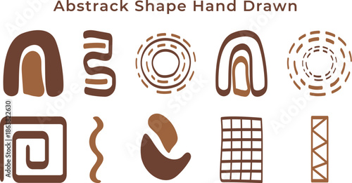 Abstract Shape Hand Drawn