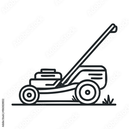 Lawn care equipment for maintaining a green garden landscape