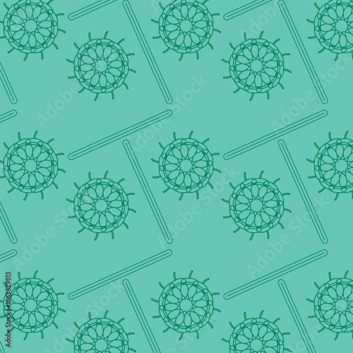 Seamless vector pattern featuring an eclectic mix of multi-colored wildflowers.shapes and a rich palette, perfect for high-resolution textile prints, wallpaper, and digital backgrounds