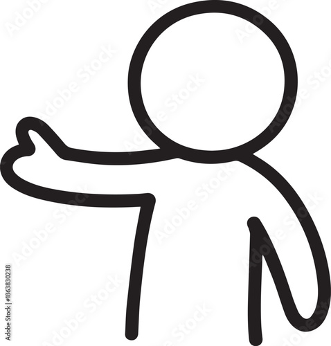 Man examining with magnifying glass vector illustration