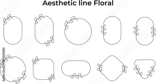 Aesthetic Line Floral