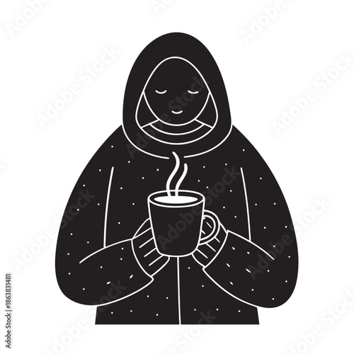 Warm Mug On Cold Day Minimal