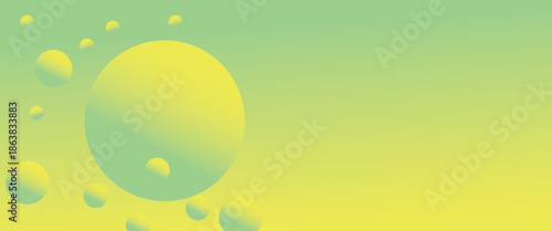bubble floating panet sphere cell shape biology cosmology space science theme background for advertisement banner website template product presentation package vector eps.