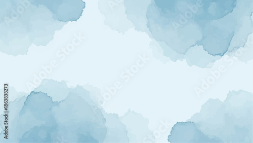 Topographic map illustration with blue shaded regions and detailed outlines