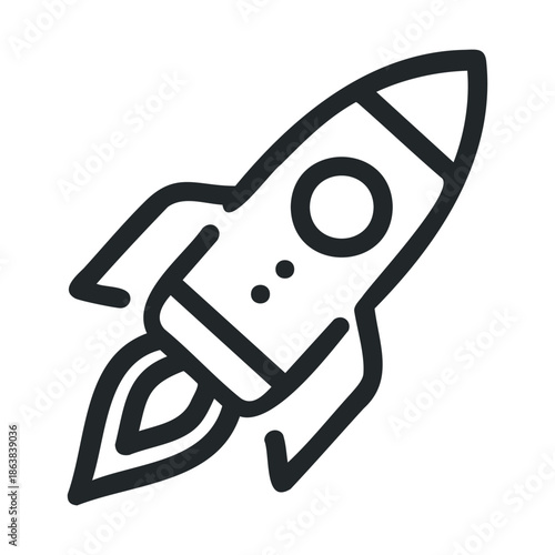 Creative rocket design for space exploration themes, print and posters