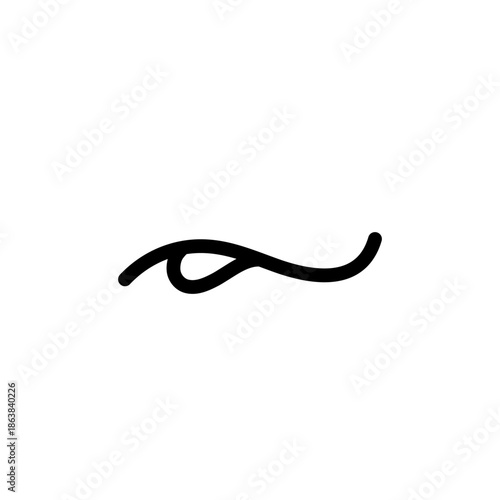 Yummy logo icon sign. Smile emoticon with tongue lick mouth. Dissatisfied smile emblem. Cartoon children's style design. Fashion print clothes apparel greeting invitation card flyer poster banner ad