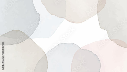 Modern abstract puzzle pieces in pastel colors