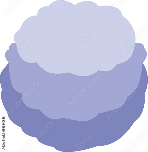 Light purple cloud with fluffy edges creating a dreamy atmosphere