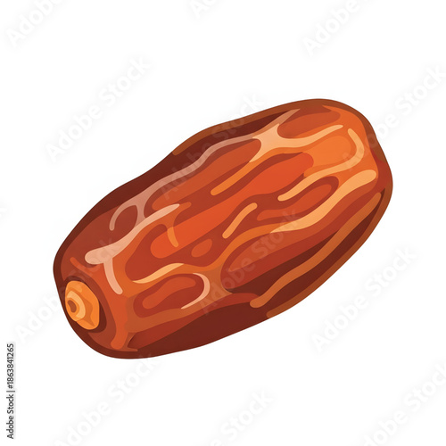 Deliciously Ripe Date Fruit Illustration