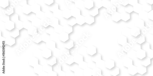 Modern abstract vector polygonal pattern. Abstract background with hexagon. Hexagon abstract background. Surface polygon pattern with glowing hexagon paper texture and futuristic business.