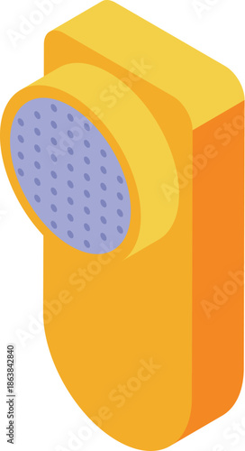 Modern electric lint remover is removing fuzz from clothes, keeping them clean and fresh