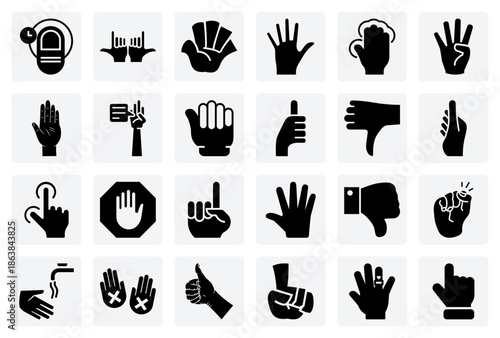 Foto Language stroke icon set