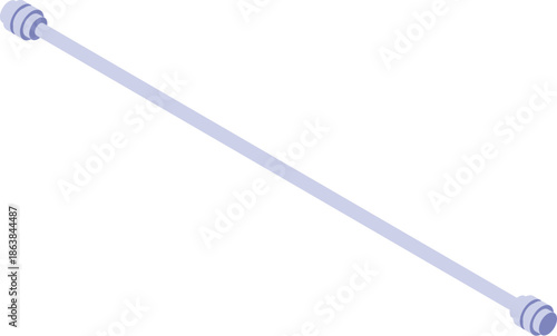 Sterile cotton swab laying on white background represents medical tools for collecting samples