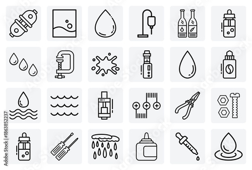 The World Of Vaping – E-Liquid Flavors, Atomizer Components, And Maintenance Tools For Electronic Cigarette Users.