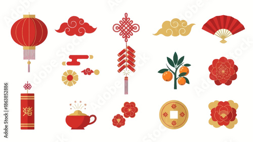 Chinese New Year Elements and Symbols 11.