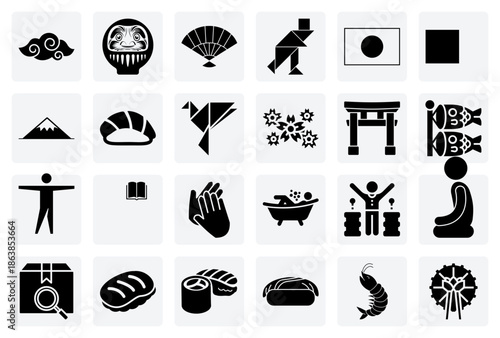 Travel To Japan And Cultural Exploration – Famous Food, Landmarks, And Art From Japanese History And Modern Life