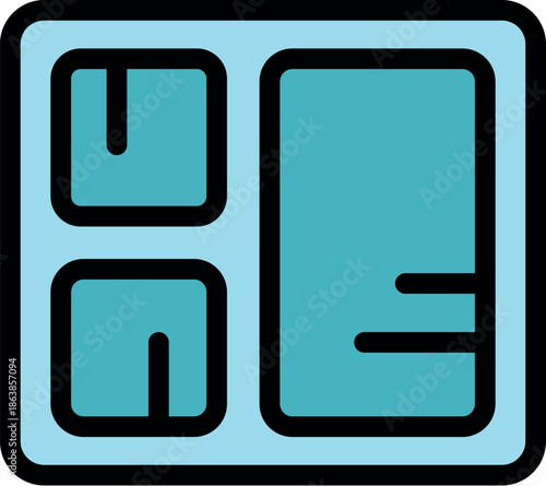 Comfortable train window with empty seats and table compartments, ideal for working or relaxing during journey